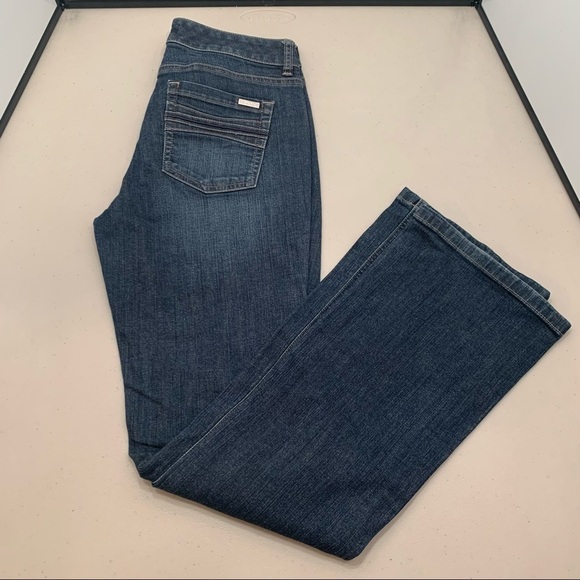 White House Black Market Denim - White House Black Market Jeans Adult Size 6R Blue Contour Boot Leg Women